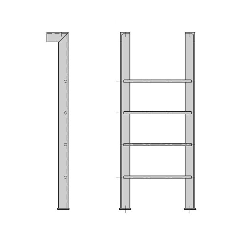 Стремянка СГ-28 2800 мм Серия 1.450.3-7.94 в Омске

