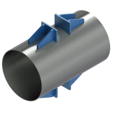 Опора неподвижная лобовая двухупорная Т4.06 273 мм Серия 4.903-10 Выпуск 4