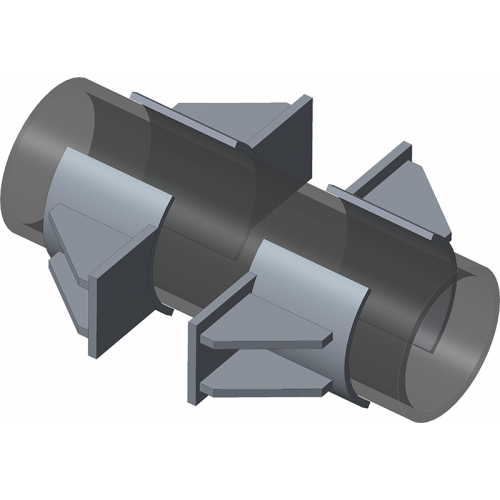 Опора неподвижная двухупорная усиленная для тепловых сетей ТС-662.00.00 820х300х270х1080 мм Серия 5.903-13 выпуск 7-95 70,4 кг