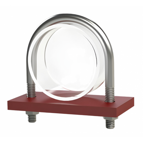 Опора неподвижная хомутовая бескорпусная для тепловых сетей исп. Б 09Г2С 530 мм ОСТ 36-146-88 9,5 кг