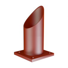 Опора неподвижная трубчатая для тепловых сетей исп. Б1 09Г2С 57х100 мм ОСТ 36-146-88 0,5 кг