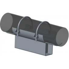 Опора неподвижная хомутовая с корпусом для тепловых сетей ТС-670.00.00 219х180х340х200 мм Серия 5.903-13 выпуск 7-95 26,5 кг