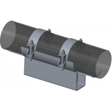 Опора неподвижная бугельная с корпусом для тепловых сетей ТС-671.00.00 377х280х340х100 мм Серия 5.903-13 выпуск 7-95 34 кг