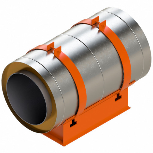 Опора скользящая хомутовая ТС-626.000 920х500х200 мм Серия 5.903-13 выпуск 8-95 134,5 кг