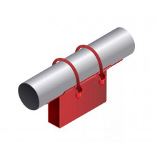 Опора неподвижная приварная корпусная для тепловых сетей исп. А22 / АС22 ВСт3 89х50х340х150 мм ОСТ 36-146-88 3,5 кг