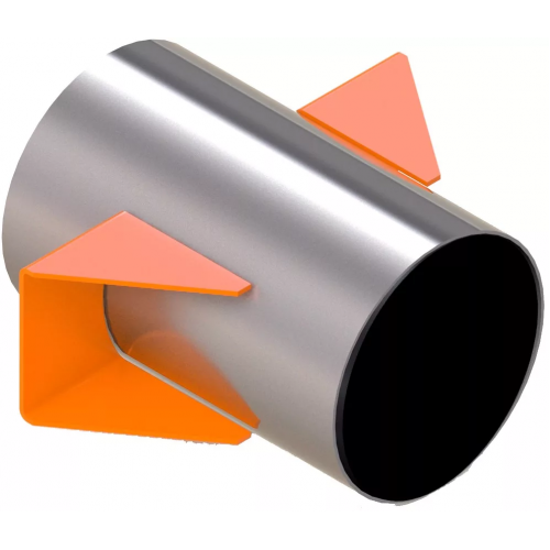 Опора вертикальных трубопроводов 1420-ВП-А2 1420х10х400х450 мм ОСТ 36-146-88 в Омске

